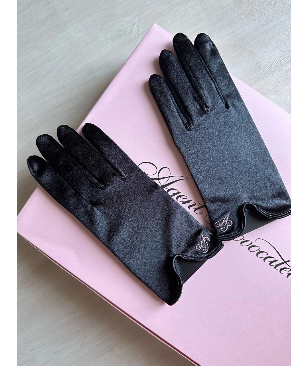 AGENT PROVOCATEUR Черные перчатки, фото 3