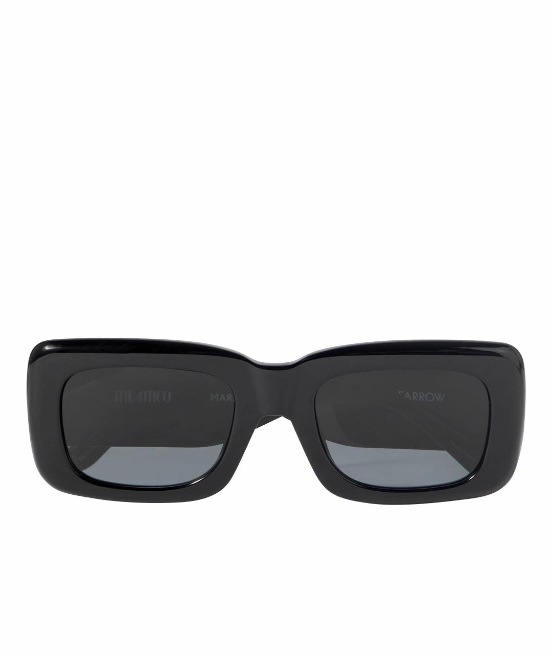 THE ATTICO Черные пластиковые солнцезащитные очки, фото 1