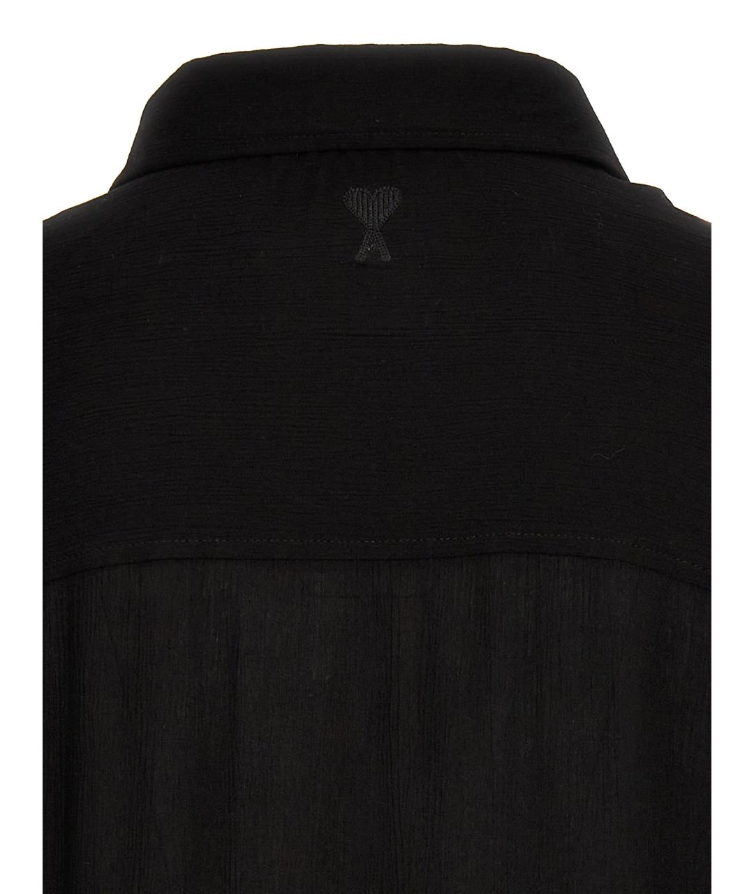 AMI Черная кэжуал рубашка, фото 4