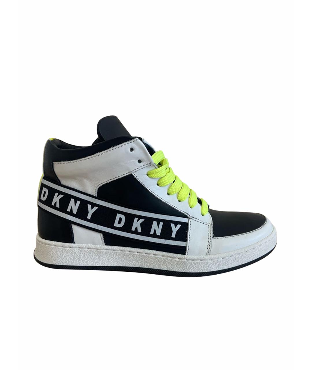 DKNY KIDS Мульти кожаные кеды, фото 1