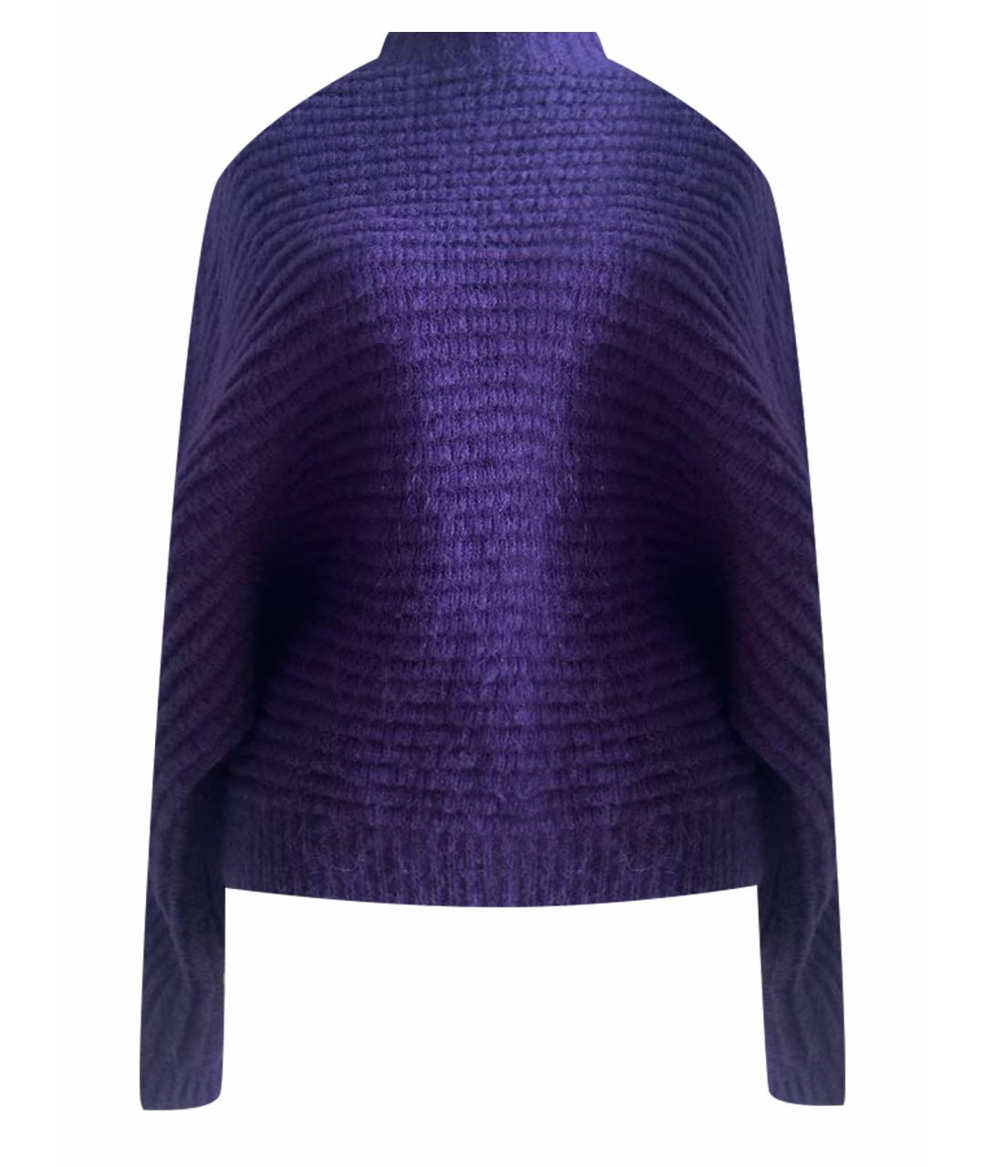 MAJE Фиолетовый шерстяной джемпер / свитер, фото 1