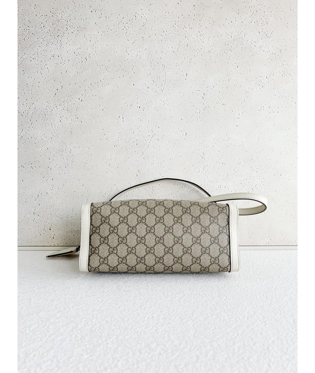 GUCCI Бежевая деним сумка через плечо, фото 5