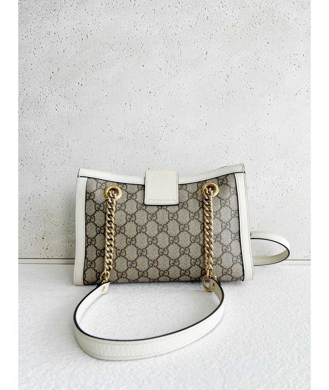 GUCCI Бежевая деним сумка через плечо, фото 2