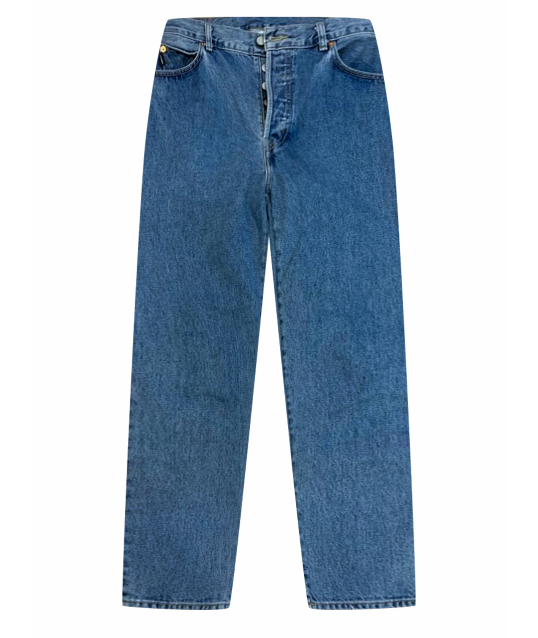 VETEMENTS Голубые хлопковые прямые джинсы, фото 1