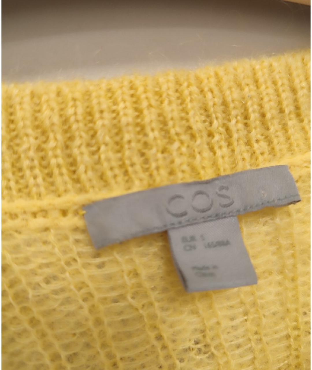 COS Желтый шерстяной джемпер / свитер, фото 8