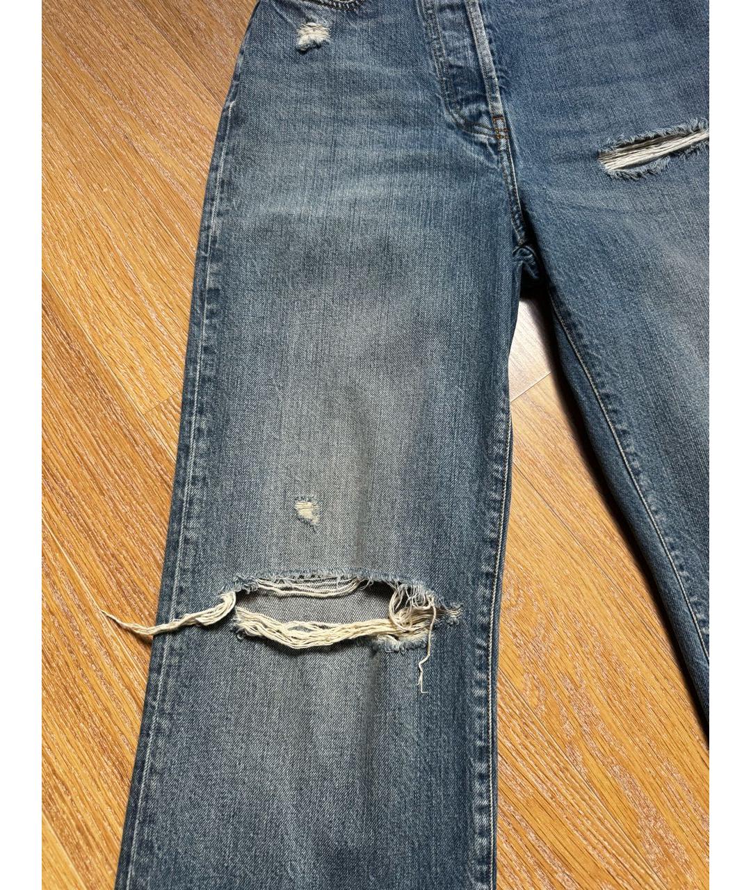 GUCCI Голубые прямые джинсы, фото 4