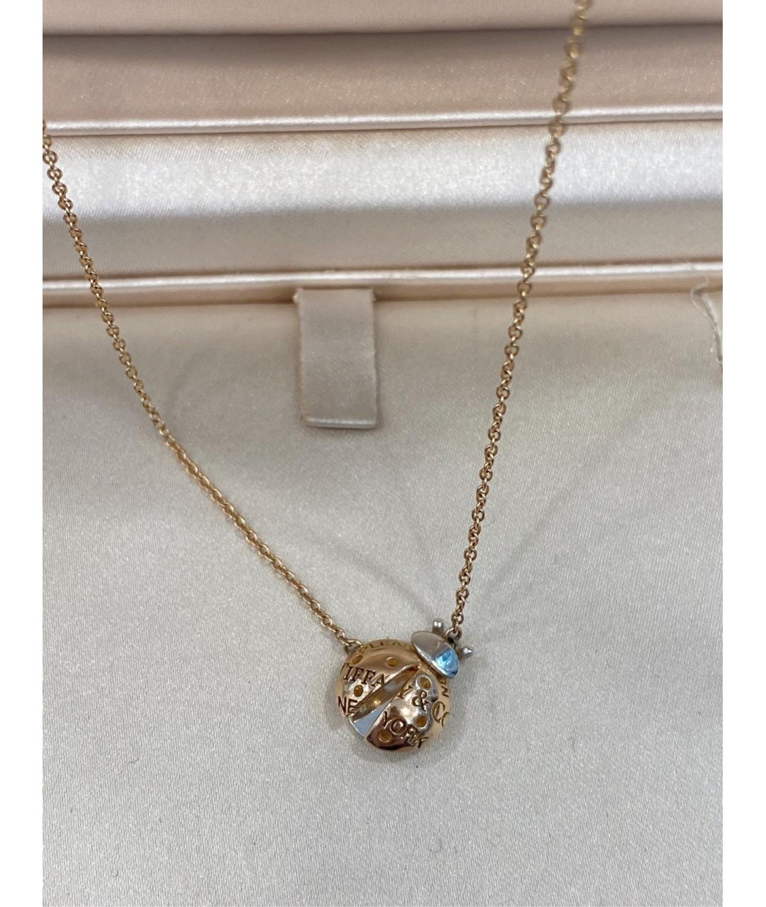 TIFFANY&CO Золотая подвеска из розового золота, фото 4