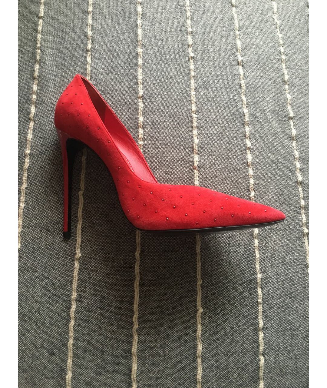 LE SILLA Красные замшевые туфли, фото 8
