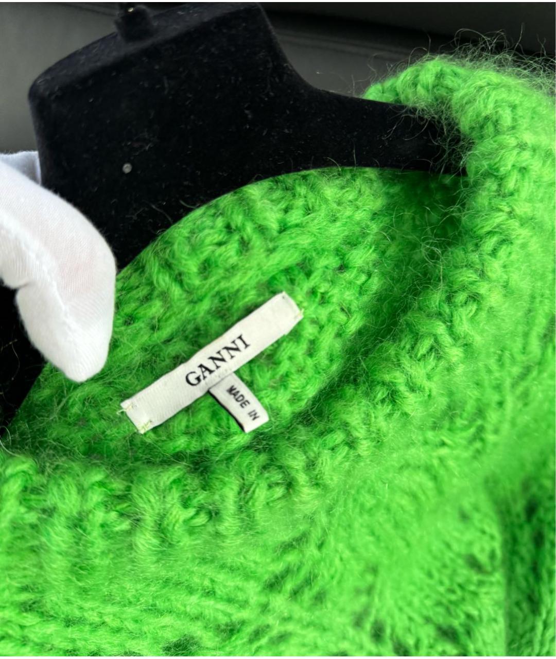 GANNI Зеленый джемпер / свитер, фото 6