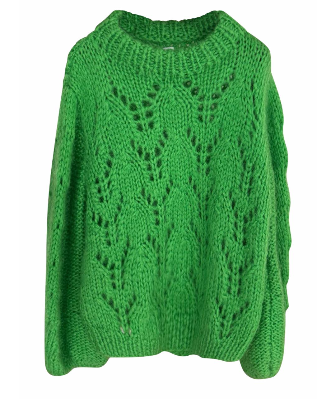 GANNI Зеленый джемпер / свитер, фото 1