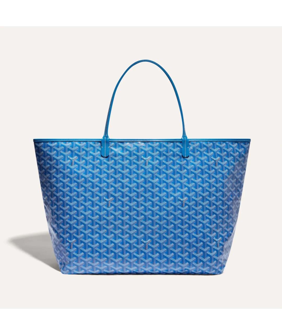 GOYARD Синяя кожаная сумка тоут, фото 2