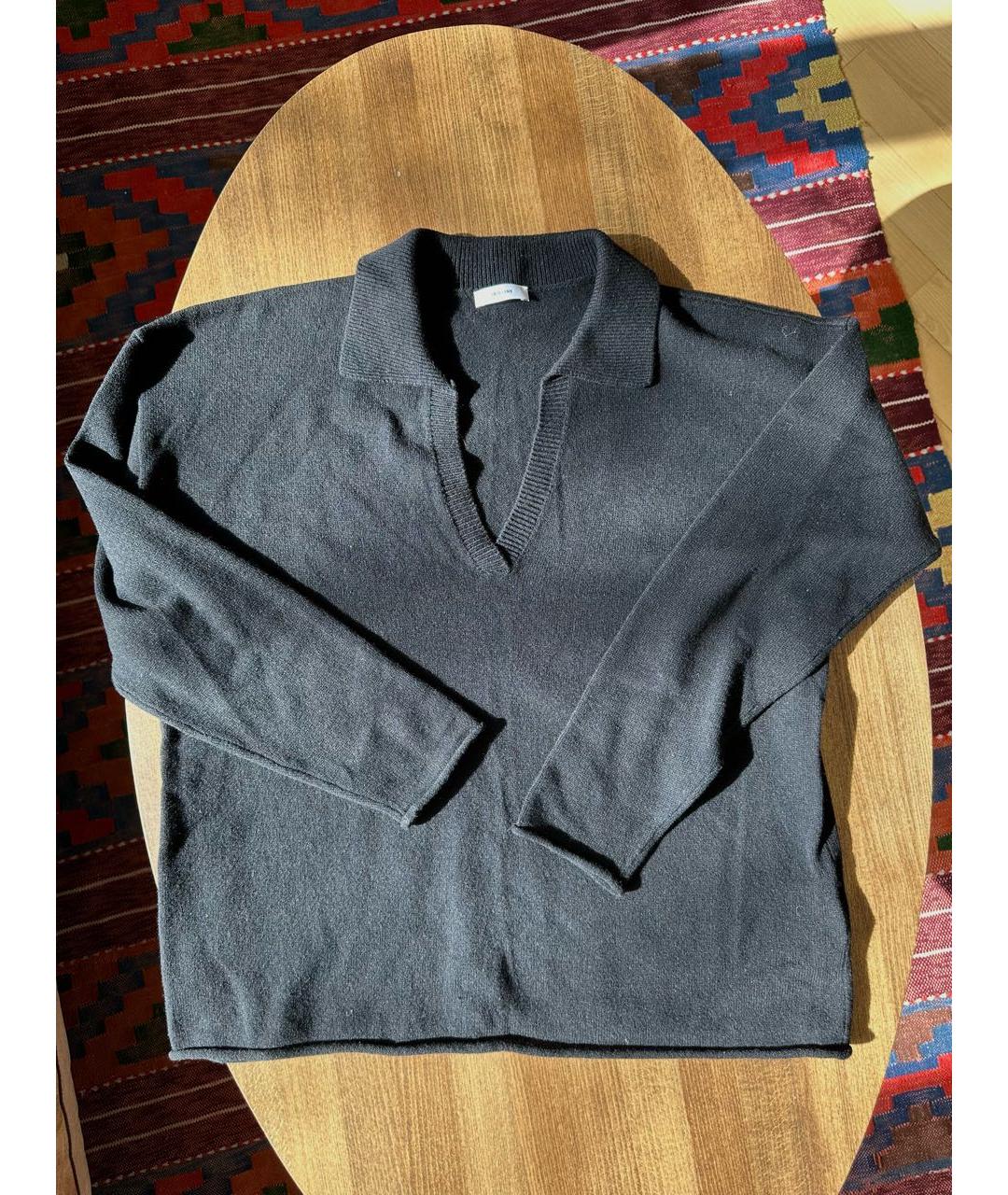 IRIS & INK  Черный кашемировый джемпер / свитер, фото 2