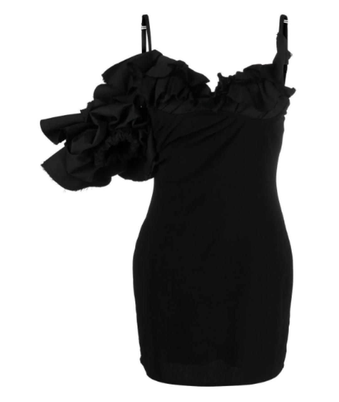 JACQUEMUS Черное коктейльное платье, фото 1