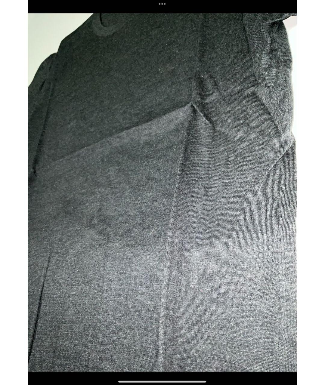 KITON Черный хлопковый джемпер / свитер, фото 2