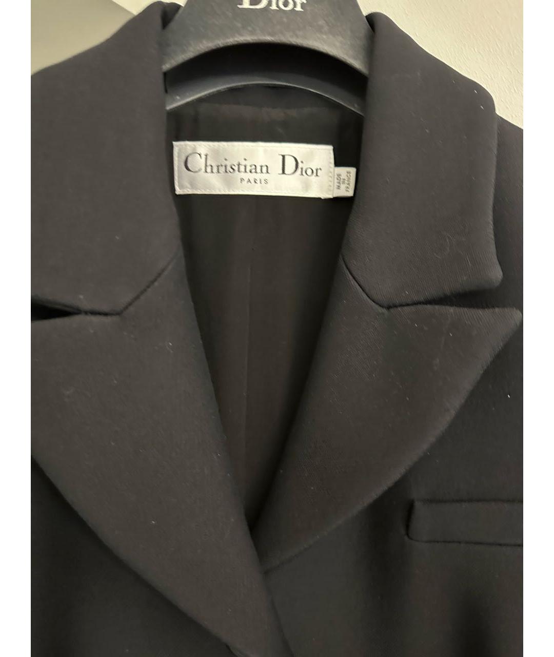 CHRISTIAN DIOR PRE-OWNED Черное пальто, фото 3