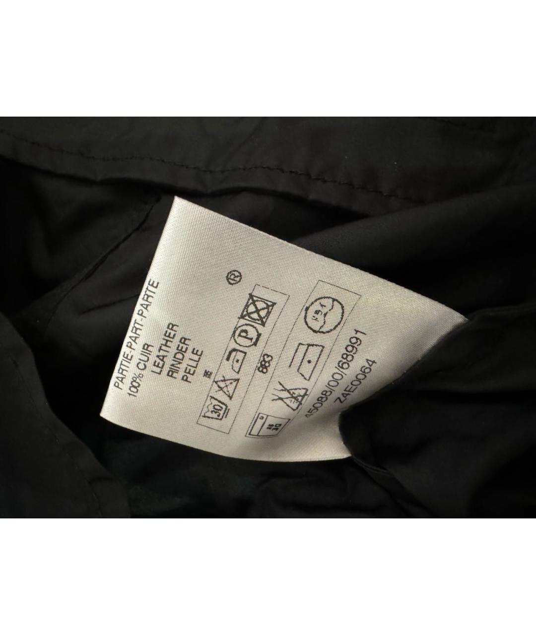 MONCLER Черная полиэстеровая куртка, фото 5
