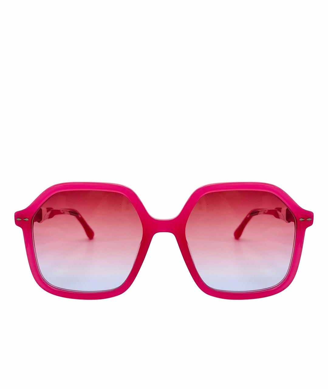 ISABEL MARANT Розовые пластиковые солнцезащитные очки, фото 1