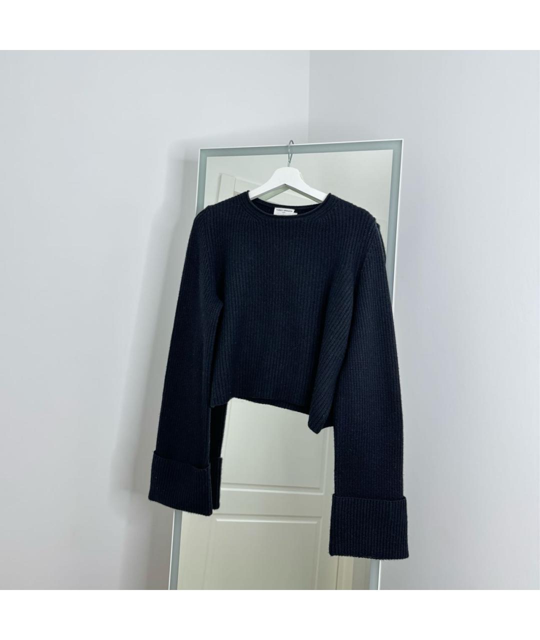 THREE GRACES Черный шерстяной джемпер / свитер, фото 2