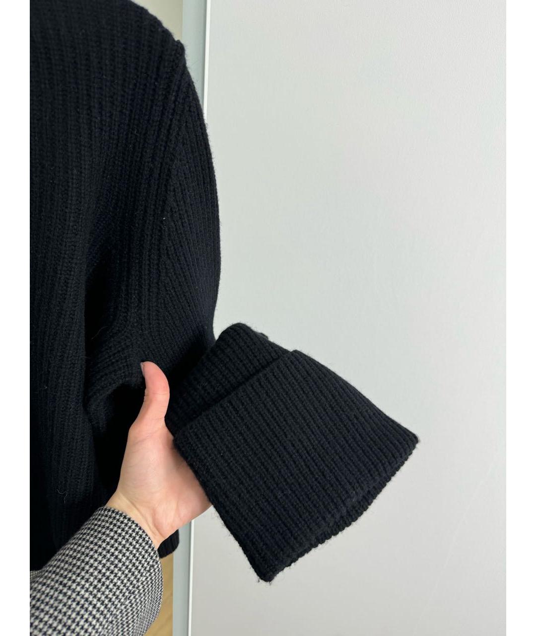 THREE GRACES Черный шерстяной джемпер / свитер, фото 8
