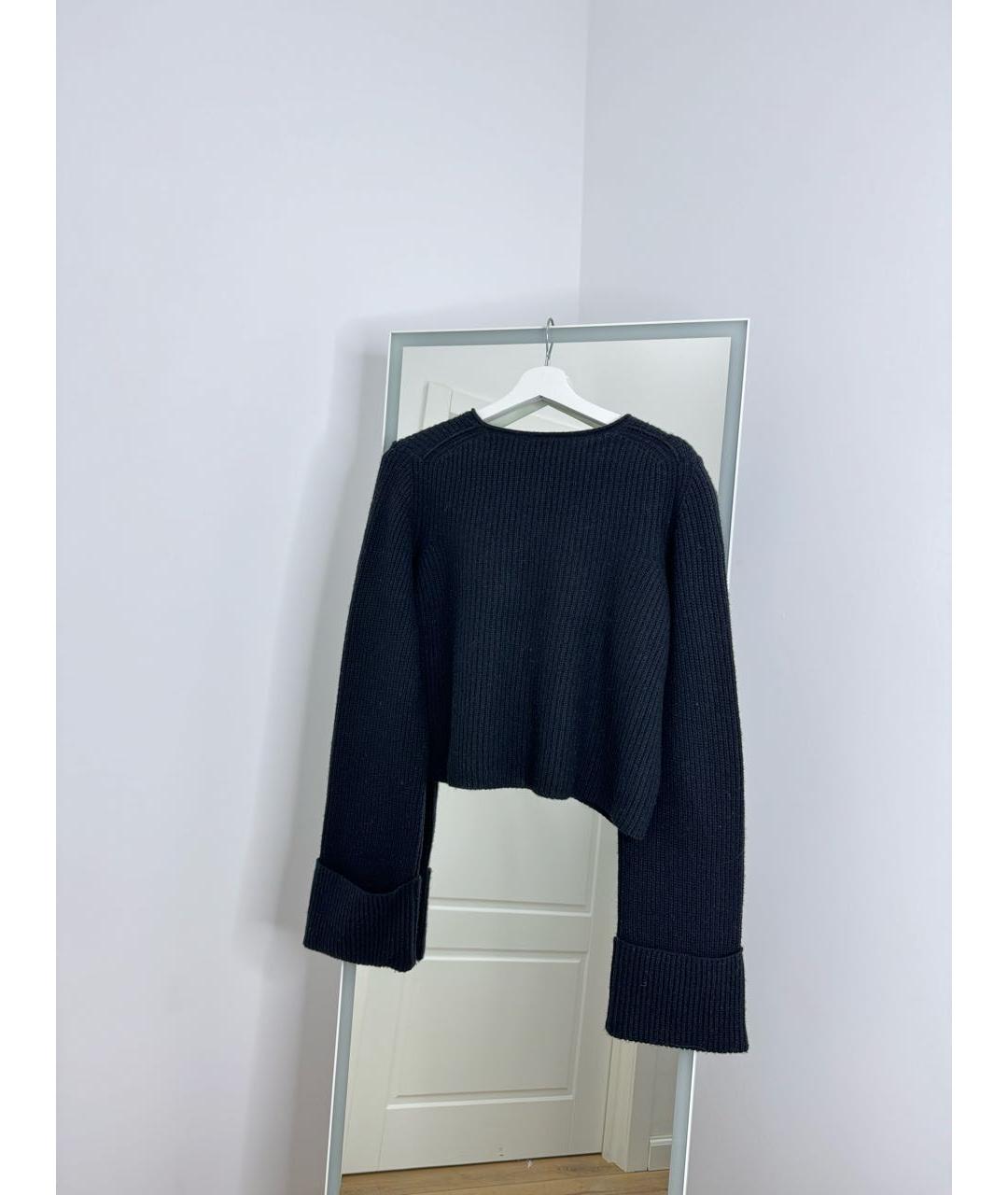 THREE GRACES Черный шерстяной джемпер / свитер, фото 9