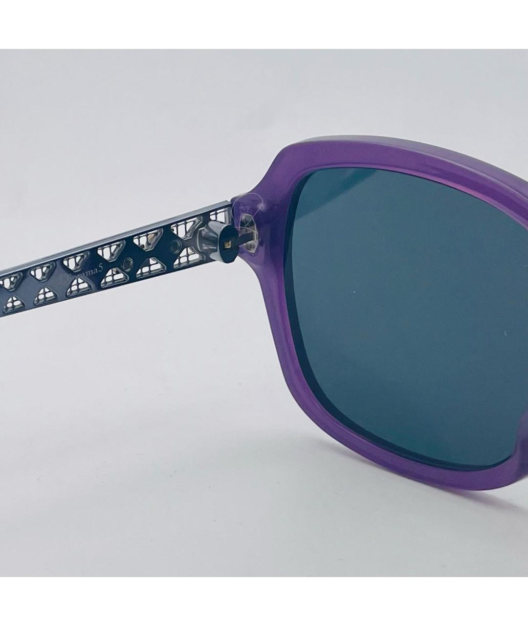 CHRISTIAN DIOR PRE-OWNED Фиолетовые пластиковые солнцезащитные очки, фото 8