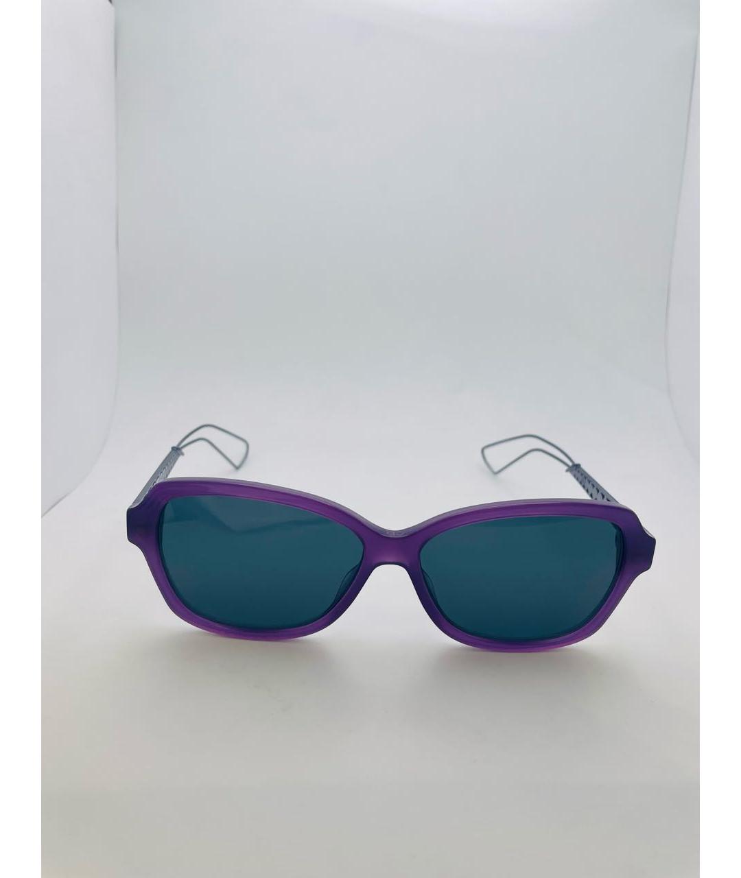 CHRISTIAN DIOR PRE-OWNED Фиолетовые пластиковые солнцезащитные очки, фото 2