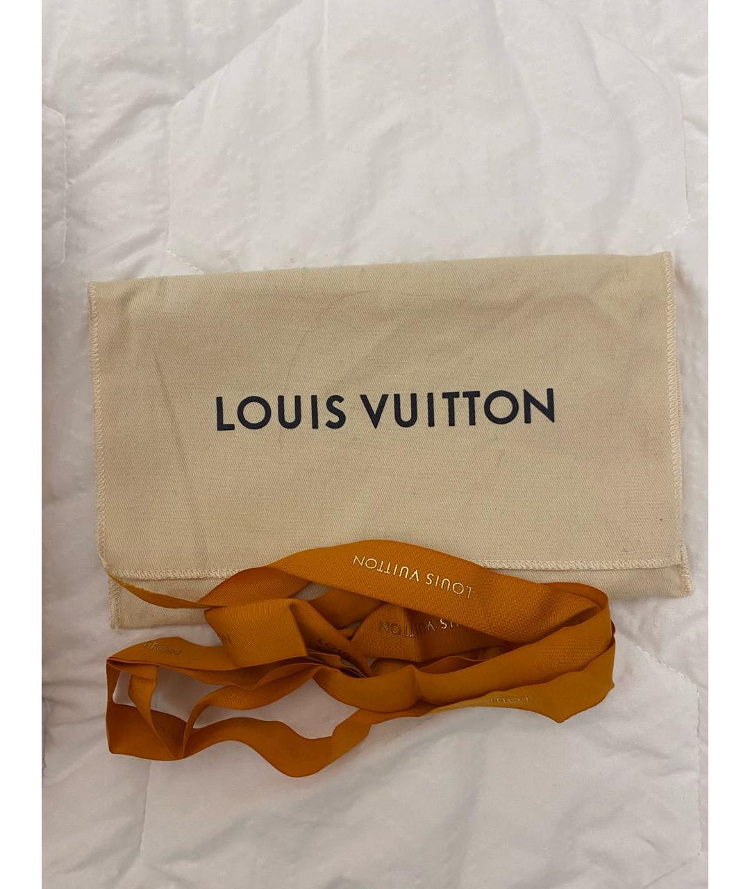 LOUIS VUITTON PRE-OWNED Коричневая кожаная сумка через плечо, фото 6