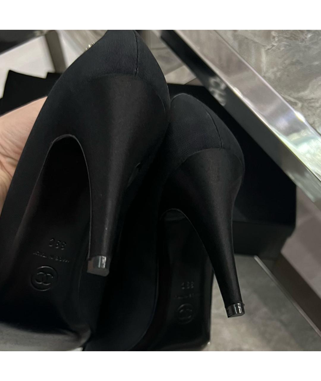 CHANEL PRE-OWNED Черные туфли, фото 7
