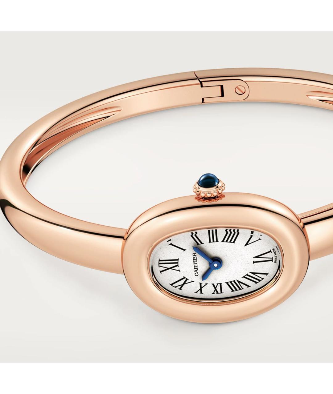 CARTIER Белые часы из розового золота, фото 5