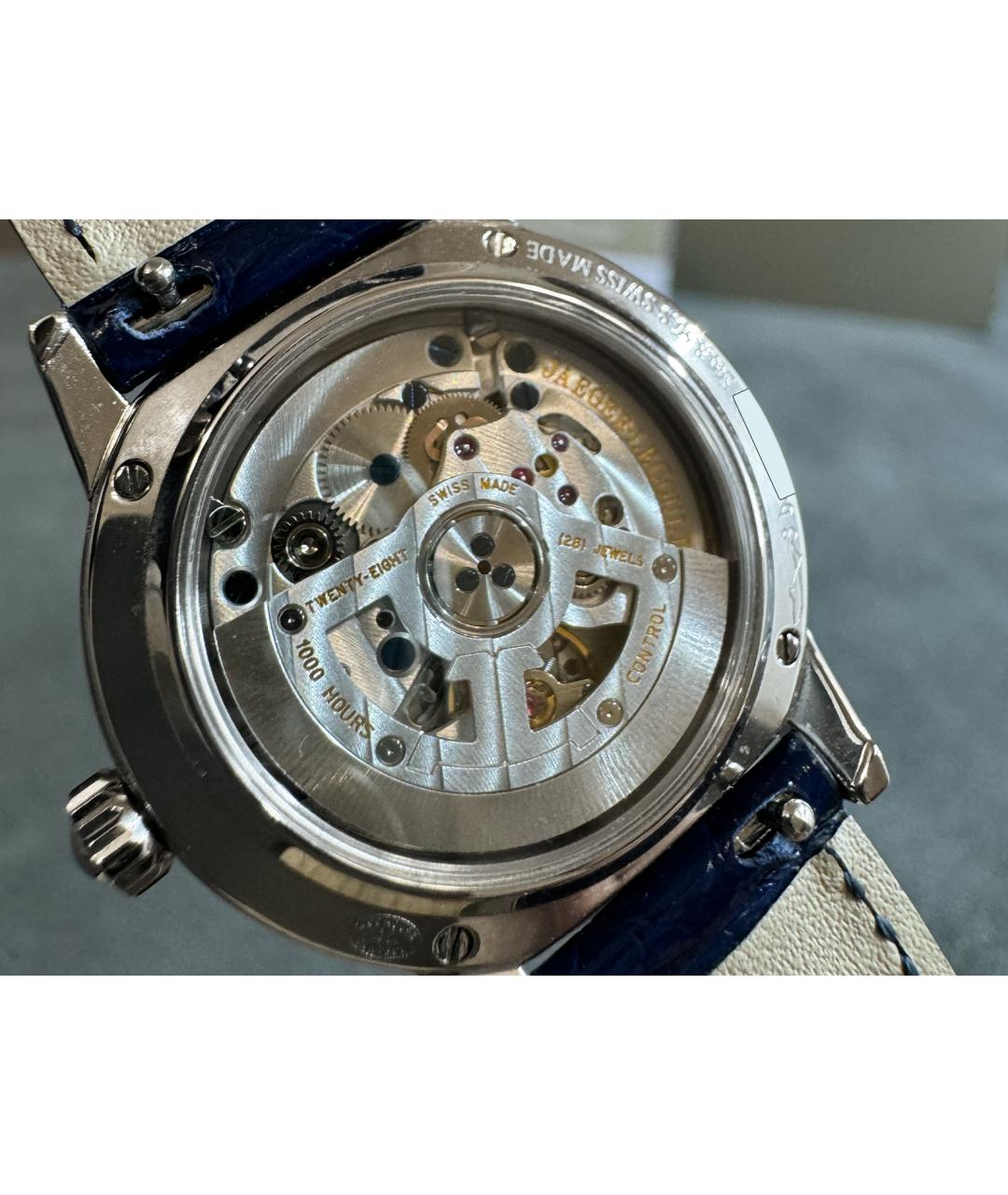 Jaeger LeCoultre Master Compressor Белые металлические часы, фото 4