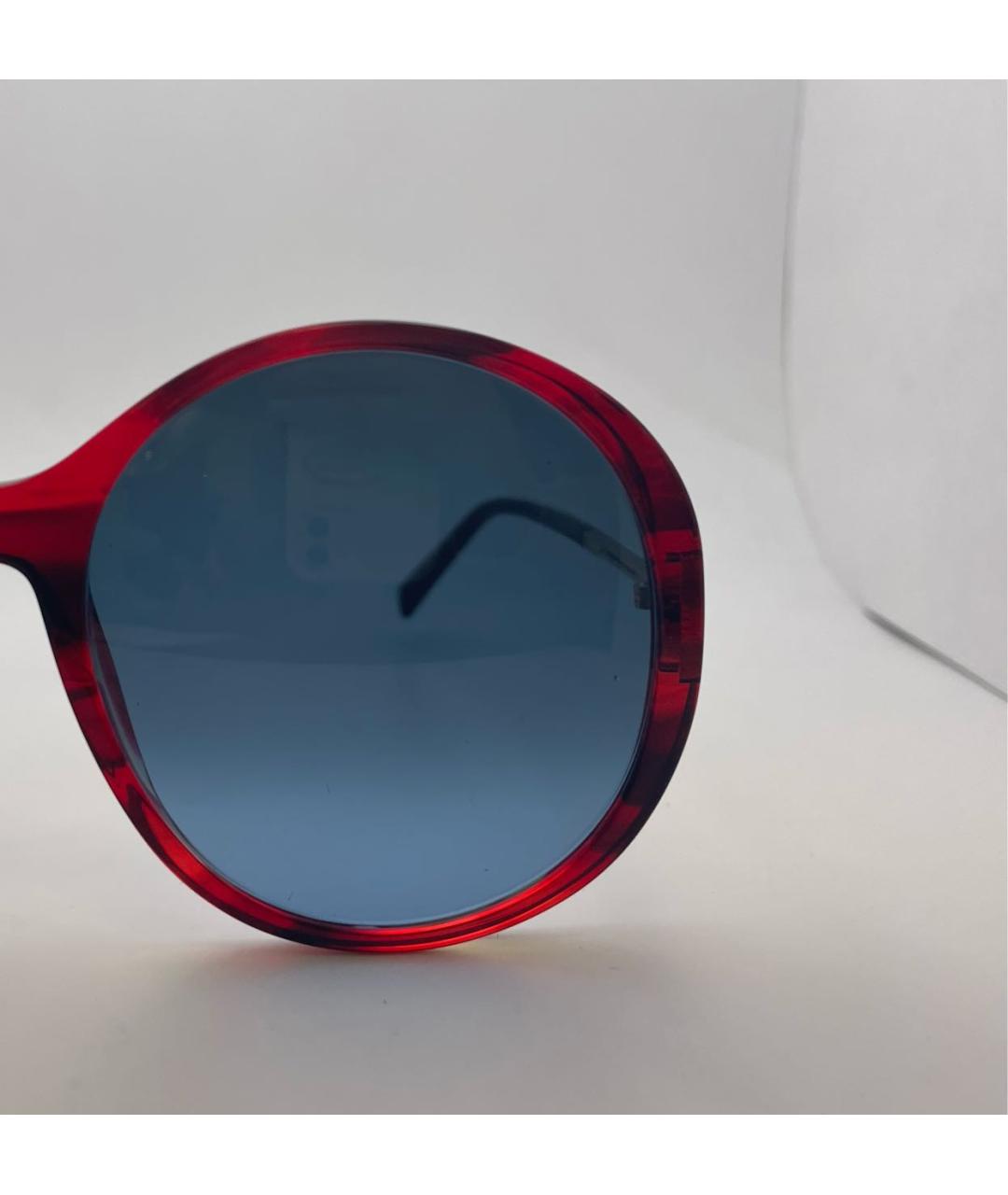 GIVENCHY Бордовые пластиковые солнцезащитные очки, фото 2