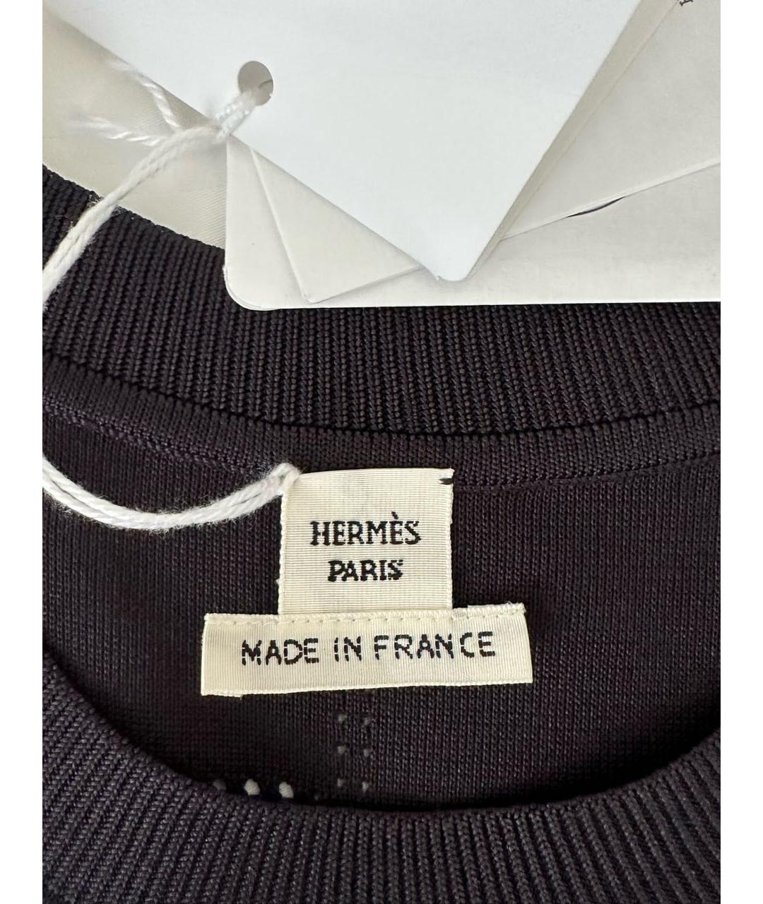 HERMES PRE-OWNED Черный шелковый костюм с брюками, фото 6