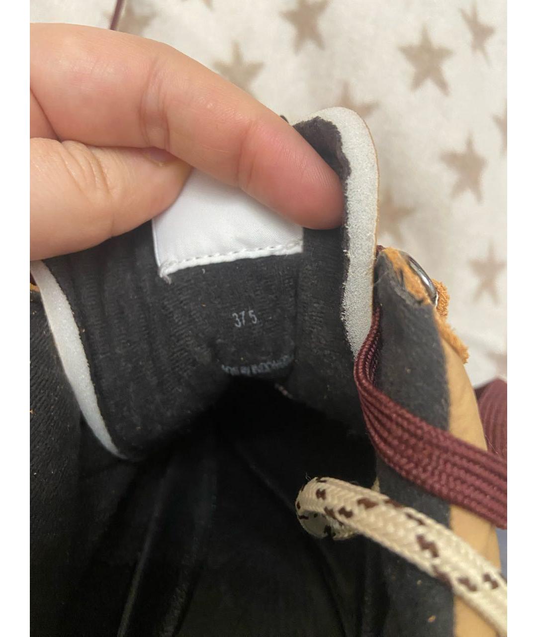 RAG&BONE Коричневые текстильные кроссовки, фото 6