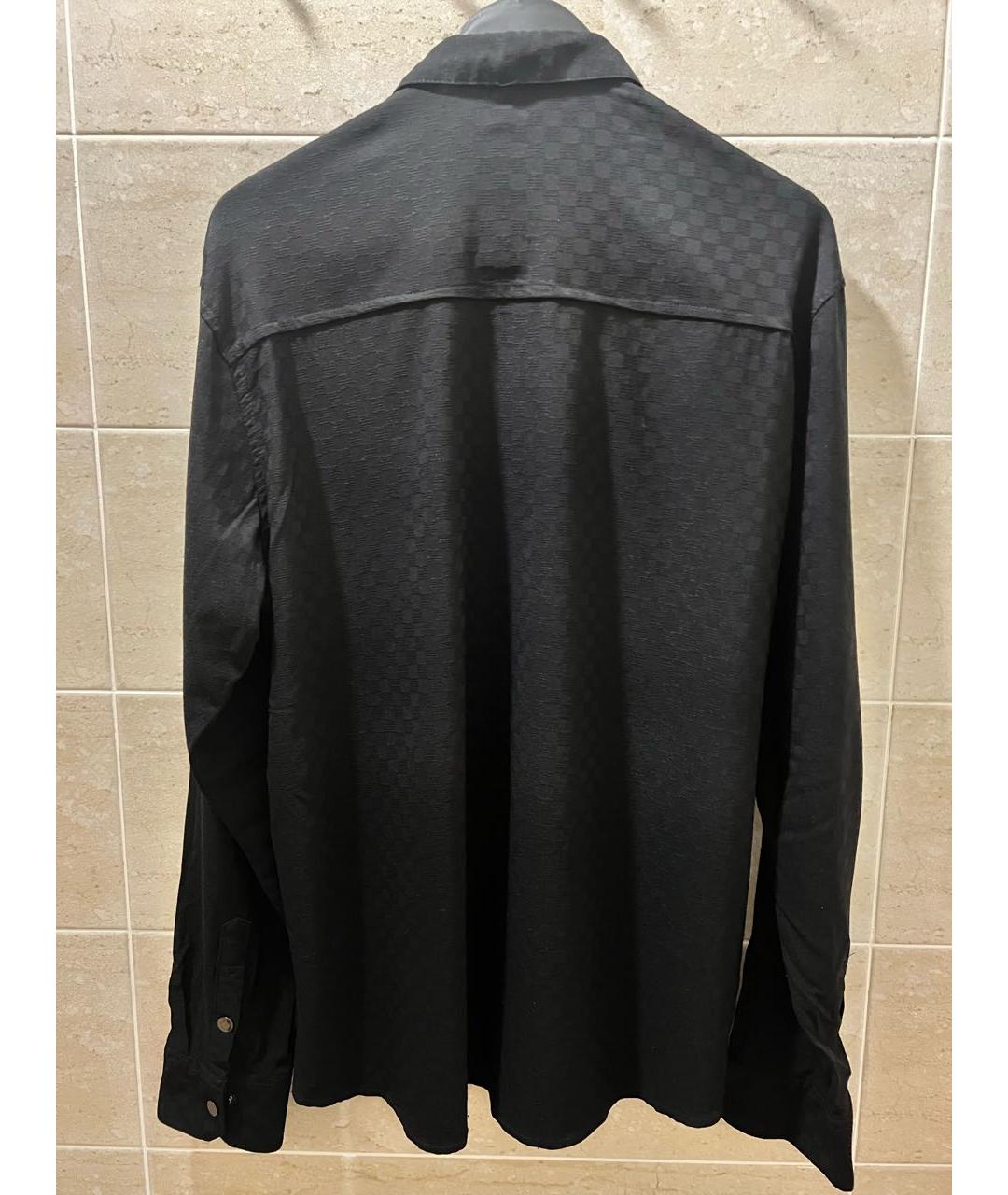 GIVENCHY Черная хлопко-лиоцелловая кэжуал рубашка, фото 2