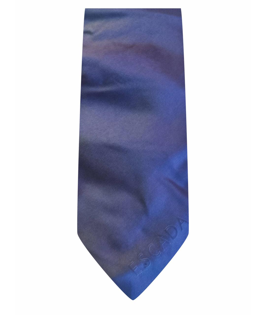 ESCADA Синий шелковый галстук, фото 1