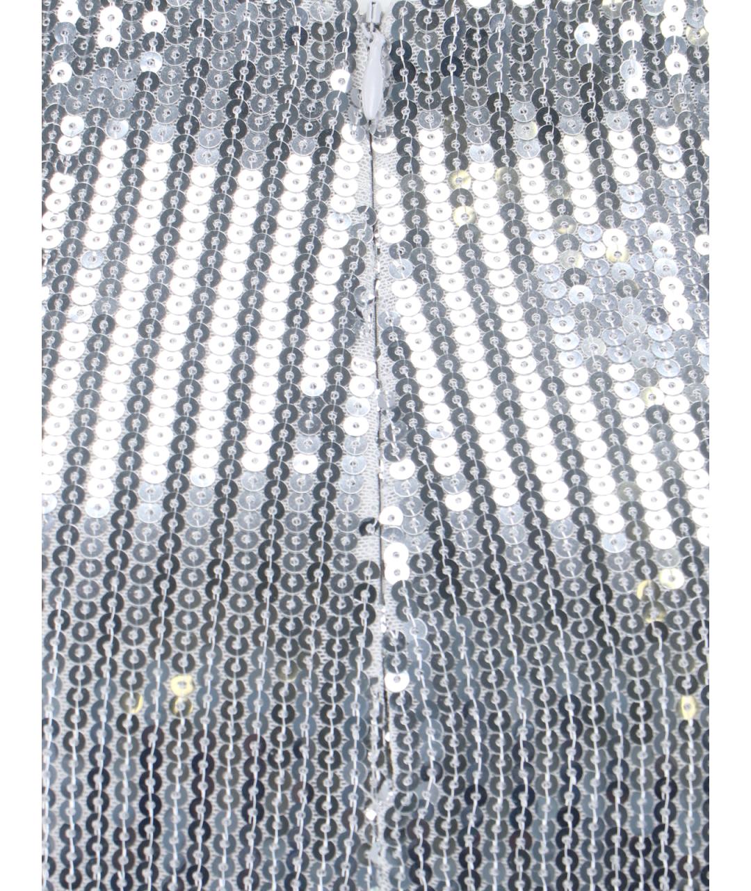 GIUSEPPE DI MORABITO Серебряная юбка макси, фото 4