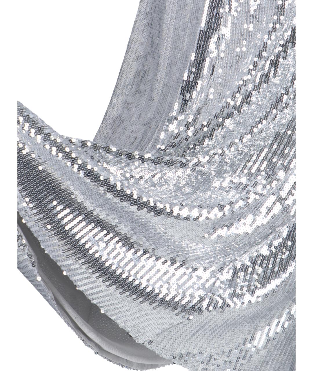 GIUSEPPE DI MORABITO Серебряная юбка макси, фото 3