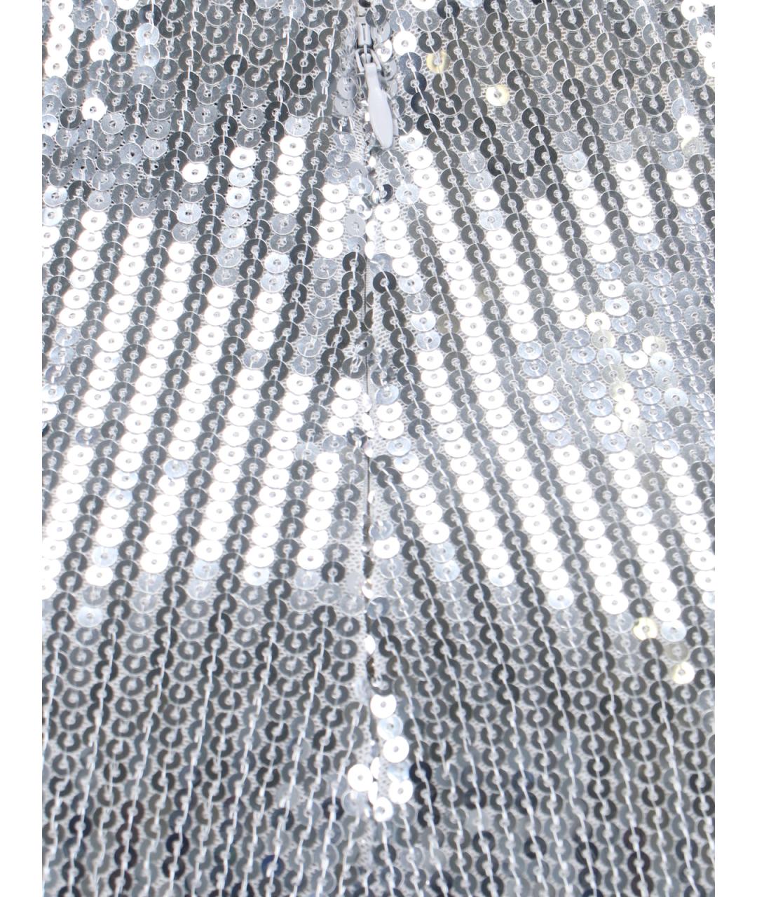 GIUSEPPE DI MORABITO Серебряные прямые брюки, фото 3