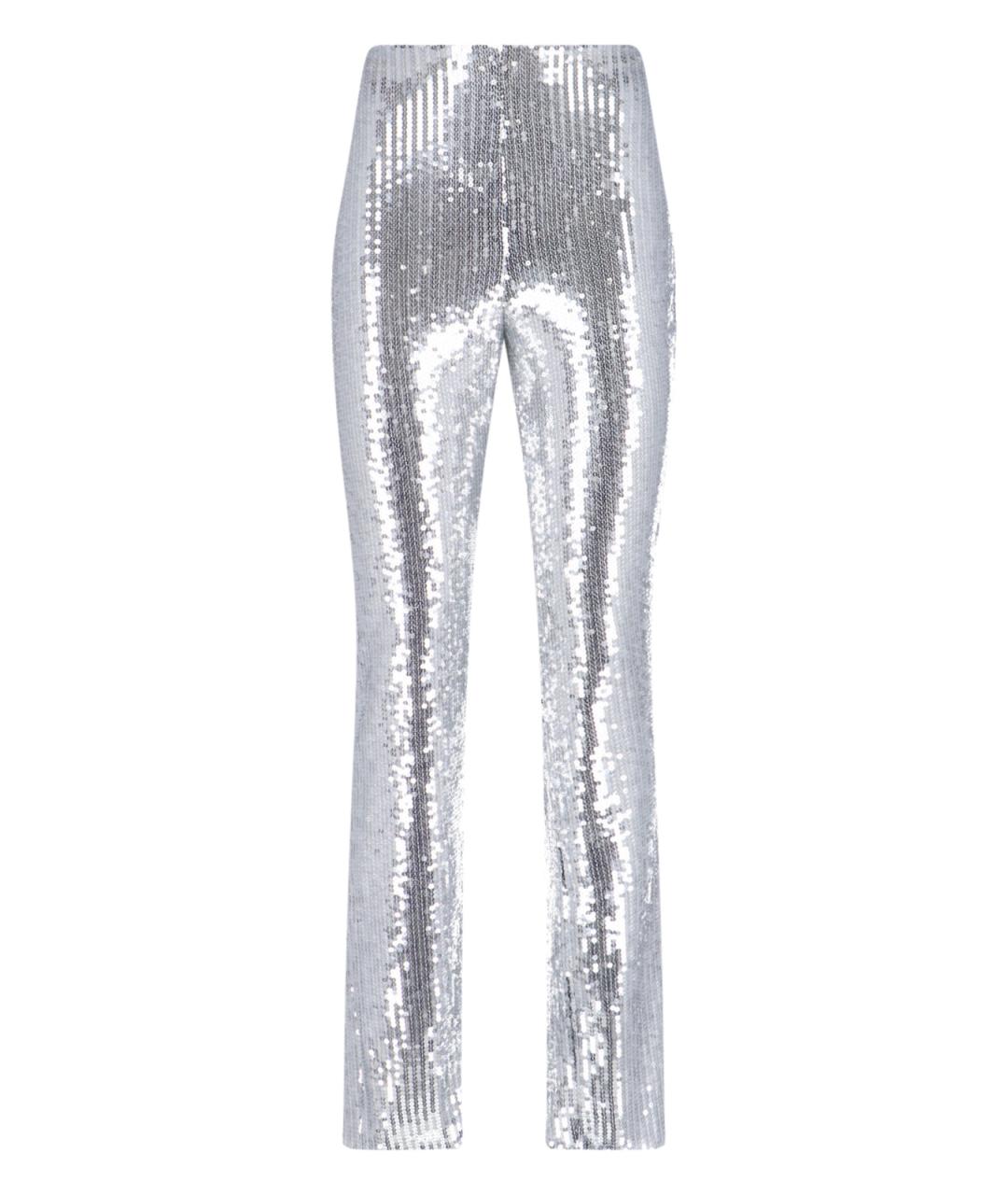 GIUSEPPE DI MORABITO Серебряные прямые брюки, фото 2