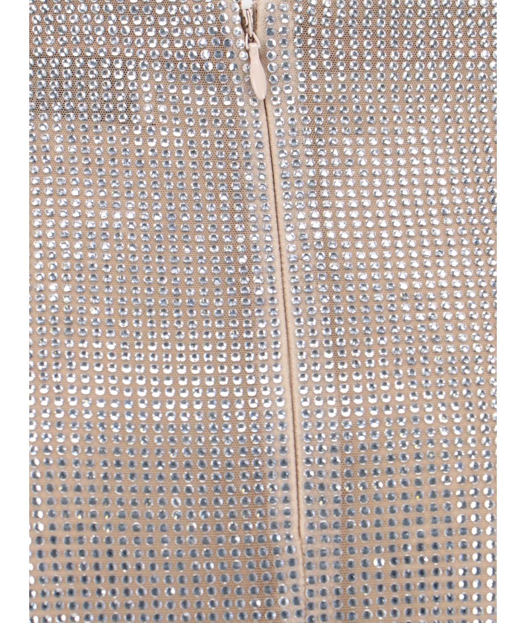 GIUSEPPE DI MORABITO Серебряная юбка миди, фото 3
