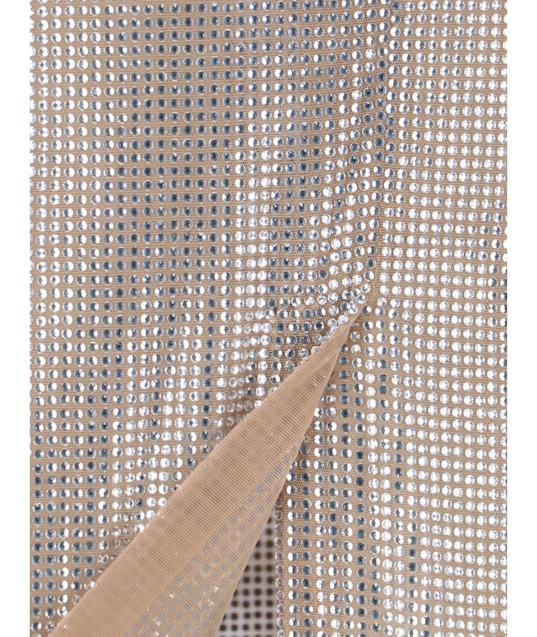 GIUSEPPE DI MORABITO Серебряная юбка миди, фото 4