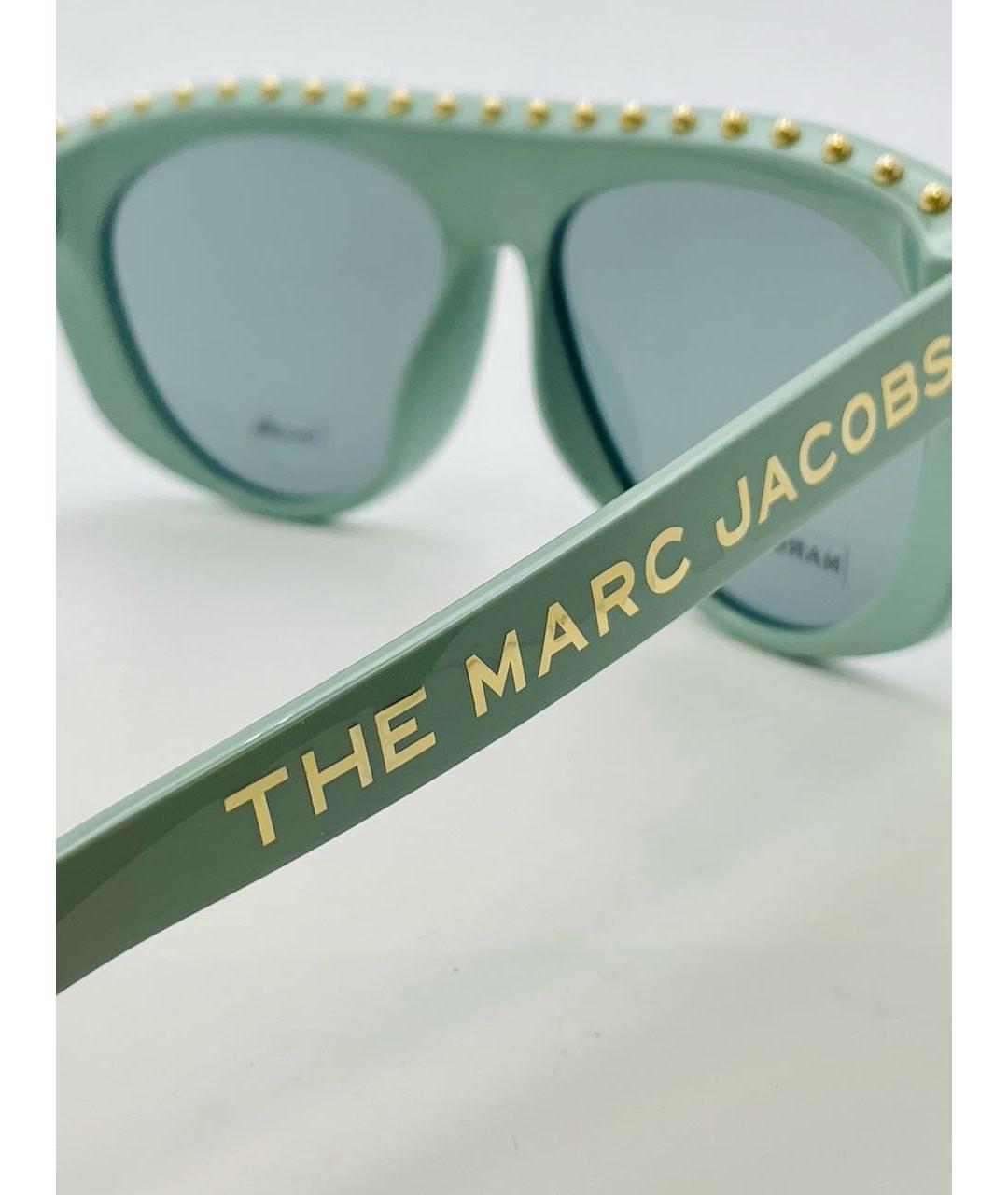 MARC JACOBS Бирюзовые пластиковые солнцезащитные очки, фото 3