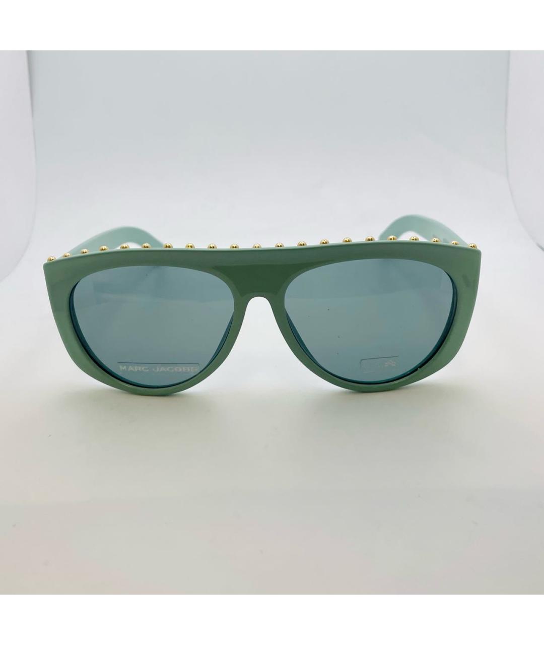 MARC JACOBS Бирюзовые пластиковые солнцезащитные очки, фото 8