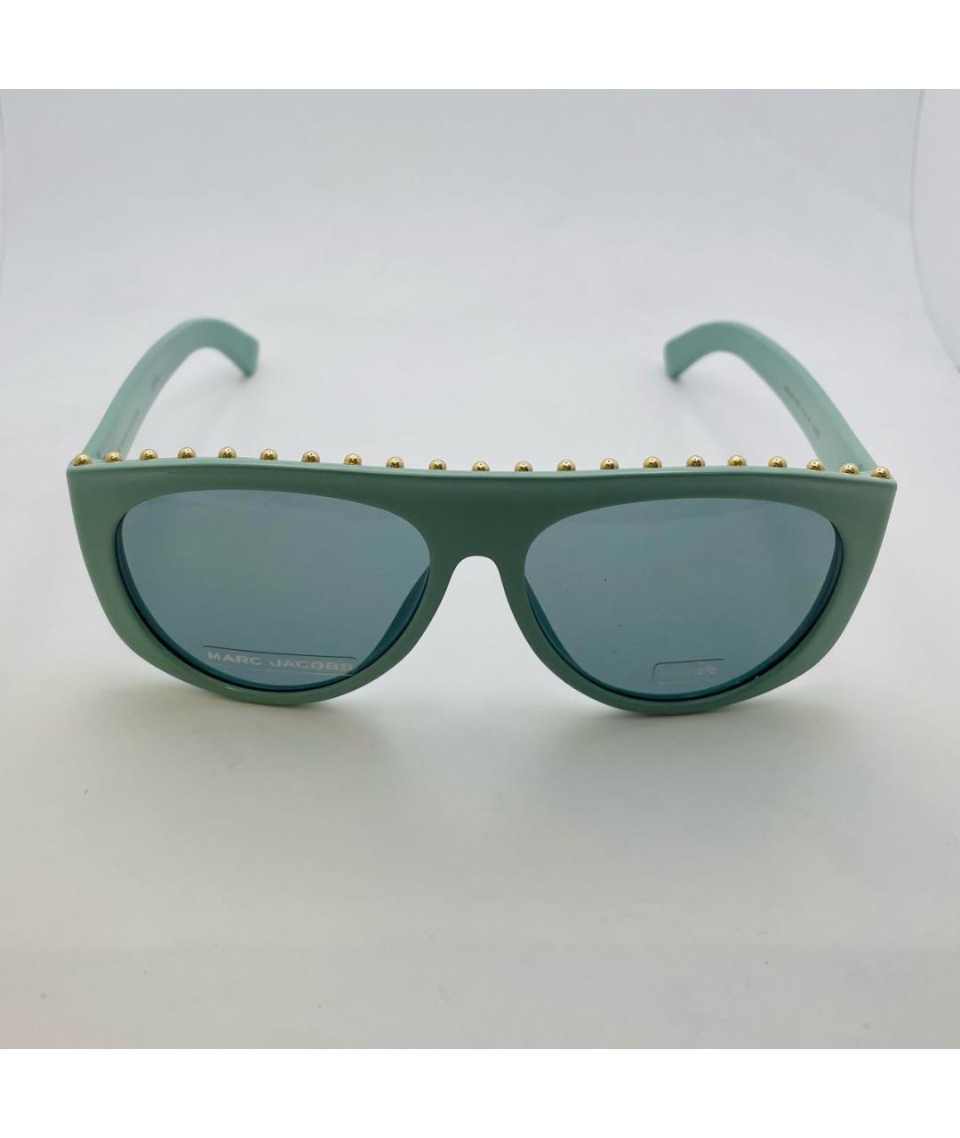 MARC JACOBS Бирюзовые пластиковые солнцезащитные очки, фото 7