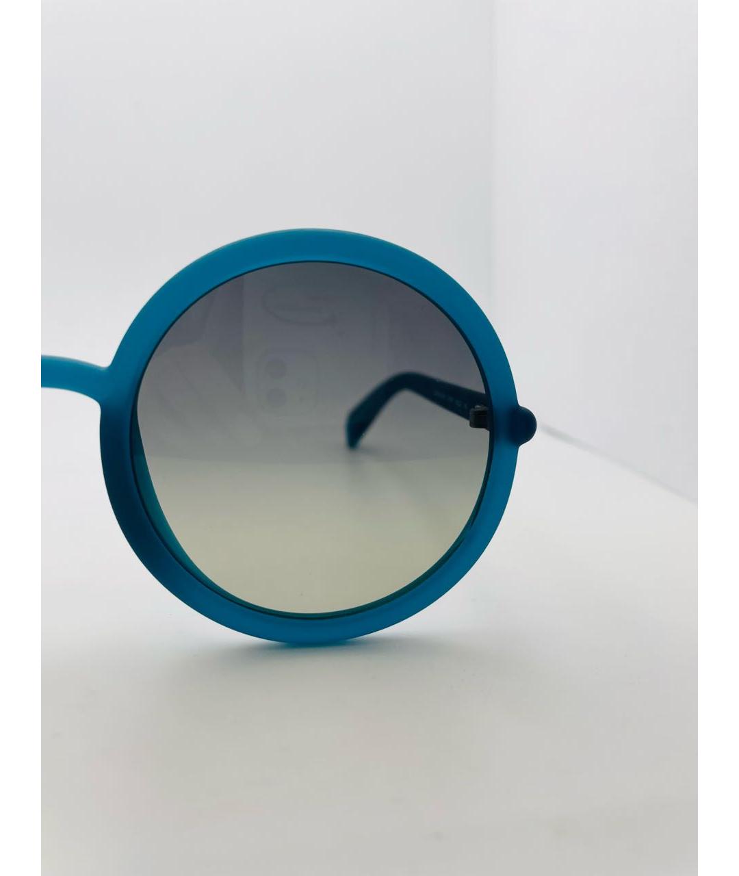 MAX&CO Бирюзовые пластиковые солнцезащитные очки, фото 7