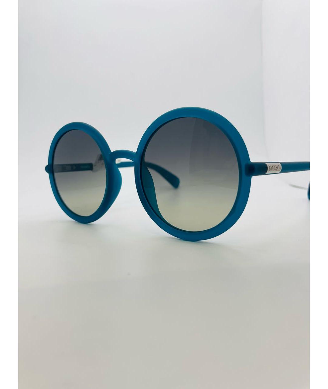 MAX&CO Бирюзовые пластиковые солнцезащитные очки, фото 2
