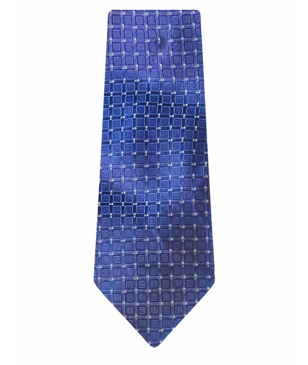 MICHAEL KORS Синий шелковый галстук, фото 1