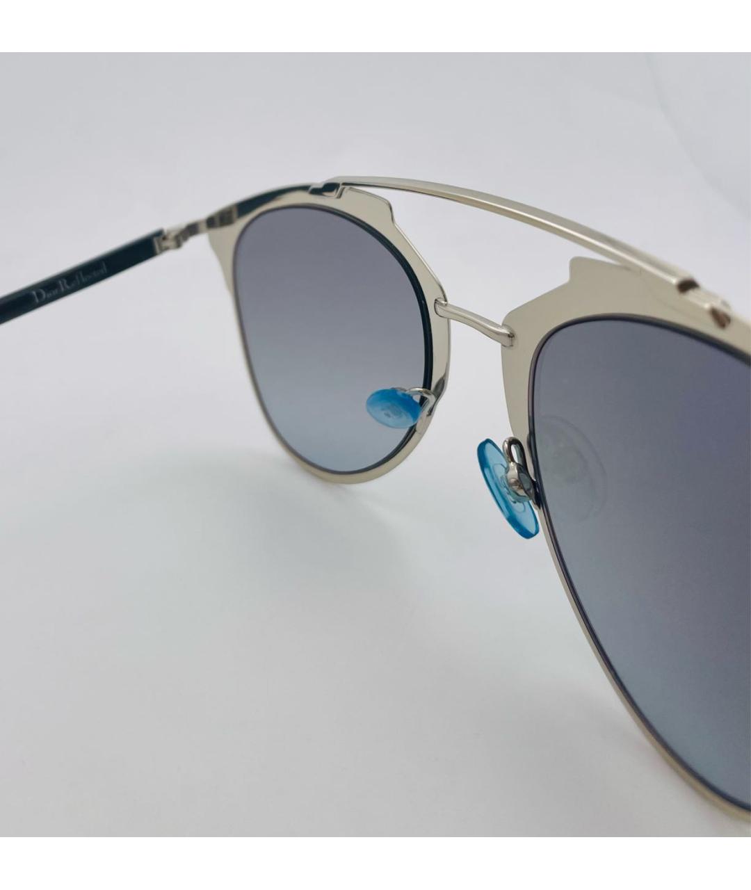CHRISTIAN DIOR PRE-OWNED Серебряные металлические солнцезащитные очки, фото 8