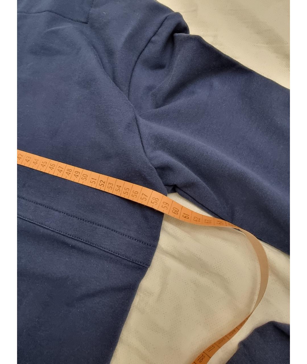 BIKKEMBERGS Синий хлопко-эластановый спортивный костюм, фото 6