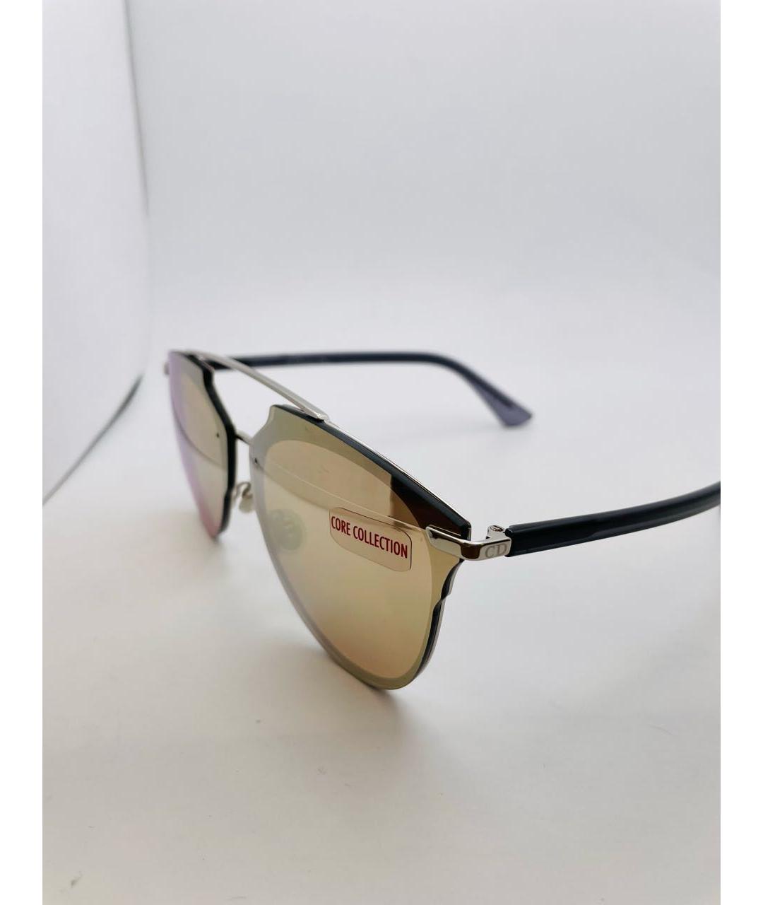 CHRISTIAN DIOR PRE-OWNED Золотые металлические солнцезащитные очки, фото 3